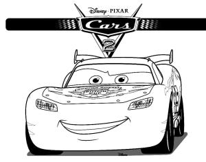 Şimşek Mcqueen boyama sayfası,  coloring page, Arabalardan Şimşek McQueen, 