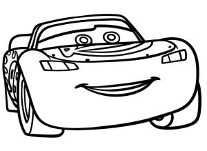 Şimşek Mcqueen boyama sayfası,  coloring page, Muhteşem Şimşek McQueen, 