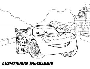 Şimşek Mcqueen boyama sayfası,  coloring page, ücretsiz Arabalar Şimşek Mcqueen, 