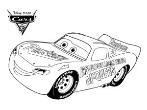 Şimşek Mcqueen boyama sayfası,  coloring page, Arabalar Şimşek Mcqueen, 