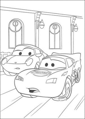 Şimşek Mcqueen boyama sayfası,  coloring page, McQueen Koşu, 