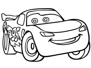 Şimşek Mcqueen boyama sayfası,  coloring page, Muhteşem Şimşek McQueen’i çizin, 