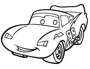 Şimşek Mcqueen boyama sayfası,  coloring page, Şirin Şimşek McQueen, 