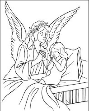 Melek boyama sayfası,  coloring page, Melek Adam, 