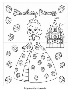 Meyve boyama sayfası – ücretsiz yazdır, boyama etkinliği