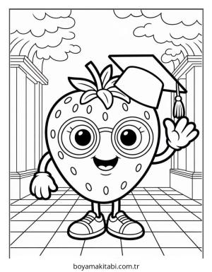 Meyve boyama sayfası – yaratıcılığı geliştirir, keyifli zaman