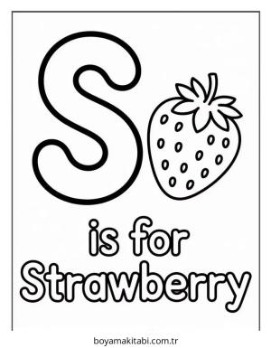 Meyve boyama sayfası – ücretsiz yazdır, boyama etkinliği