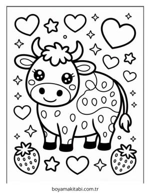 Meyve boyama sayfası – boyama çalışması, yaratıcılığı geliştirir