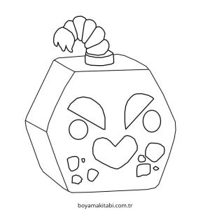 Meyveler boyama sayfası – kolay boyama, eğitici aktivite