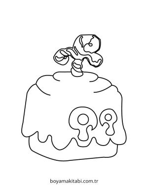 Meyveler boyama sayfası – PDF indir, sevimli karakter