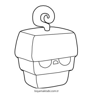 Meyveler boyama sayfası – basit çizim, kolay boyama