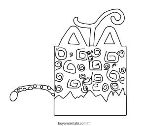 Meyveler boyama sayfası – sanatsal çalışma, çocuklar için