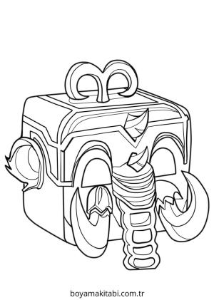 Meyveler boyama sayfası – çocuklar için, çizgi film temalı