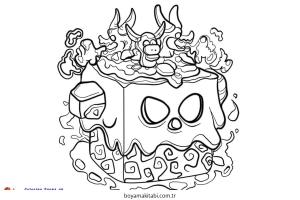 Meyveler boyama sayfası – el becerilerini geliştirir, boyama çalışması