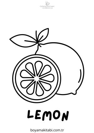 Meyveler boyama sayfası – eğitici aktivite, yaratıcılık