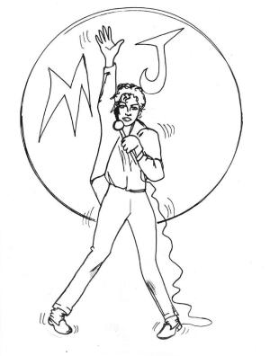 Michael Jackson boyama sayfası,  coloring page, Aile Duruşunda Michael Jackson, 