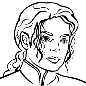 Michael Jackson boyama sayfası,  coloring page, Michael Jackson’ın Yüzü, 