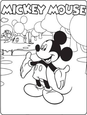 Mickey Mouse (Miki Fare) boyama sayfası,  coloring page, Harika Mickey Mouse, 