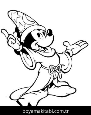 Mickey Mouse (Miki Fare) boyama sayfası – ücretsiz yazdır, boyama etkinliği