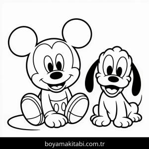 Mickey Mouse (Miki Fare) Boyama