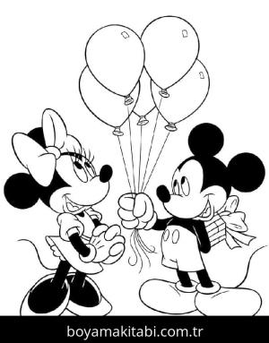 Mickey Mouse (Miki Fare) boyama sayfası – ücretsiz yazdır, boyama etkinliği