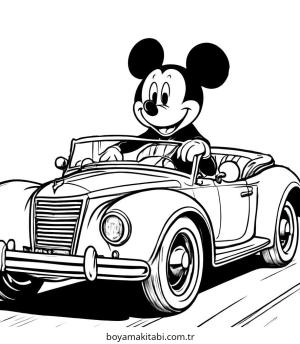 Mickey Mouse (Miki Fare) Boyama