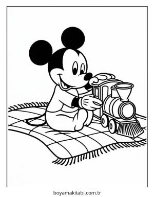 Mickey ve Minnie Mouse boyama sayfası – evde etkinlik, ücretsiz yazdır