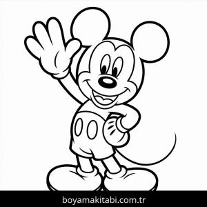 Mickey boyama sayfası – boyama etkinliği, çocuk aktivitesi