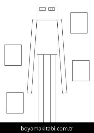 Minecraft boyama sayfası – ücretsiz yazdır, boyama etkinliği