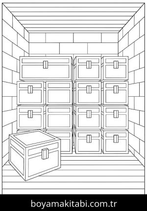 Minecraft boyama sayfası,  coloring page, , 