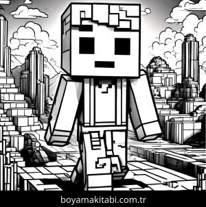 Minecraft boyama sayfası,  coloring page, , 