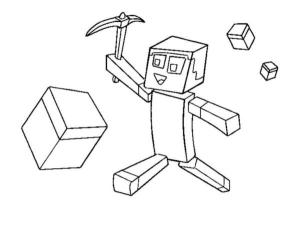 Minecraft boyama sayfası,  coloring page, Yaşasın, bu cevher!, 