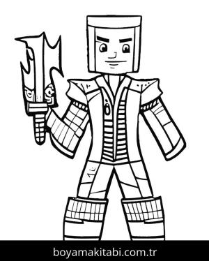 Minecraft boyama sayfası,  coloring page, , 