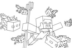 Minecraft boyama sayfası,  coloring page, Ayrıntılı boyama sayfası Minecraft, 