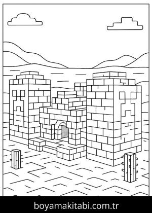 Minecraft boyama sayfası,  coloring page, , 