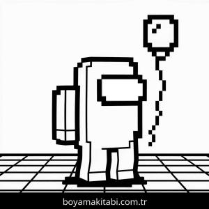 Minecraft boyama sayfası – PDF indir, sevimli karakter