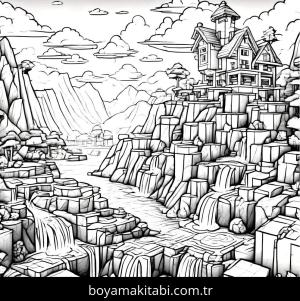 Minecraft boyama sayfası,  coloring page, , 