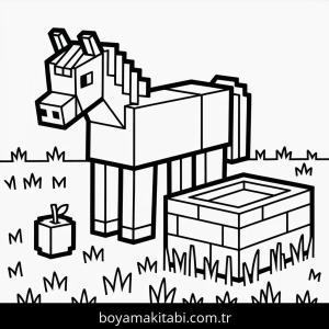 Minecraft boyama sayfası – keyifli zaman, renkli çizimler