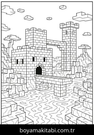 Minecraft boyama sayfası,  coloring page, , 