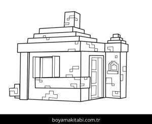 Minecraft boyama sayfası – renkli çizimler, okul öncesi