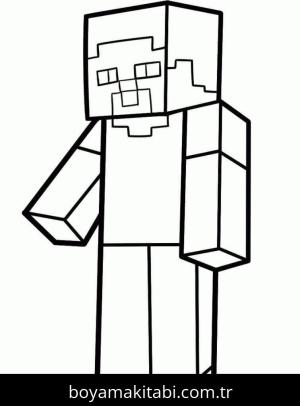 Minecraft boyama sayfası – yaratıcılık, eğlenceli etkinlik