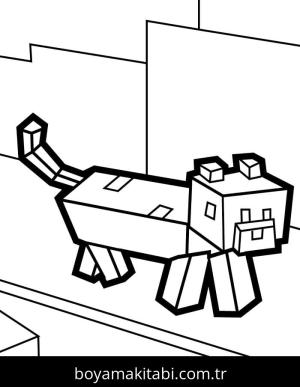 Minecraft boyama sayfası – keyifli zaman, renkli çizimler