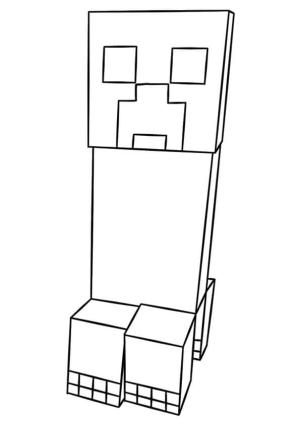 Minecraft boyama sayfası,  coloring page, Minecraft Sarmaşık, 