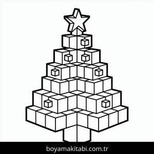 Minecraft boyama sayfası – eğlenceli etkinlik, el becerilerini geliştirir