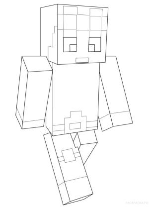 Minecraft boyama sayfası,  coloring page, Vay canına, kristaller! Ve ben bir kazma almadım, 