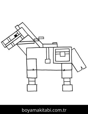 Minecraft boyama sayfası – renkli çizimler, okul öncesi