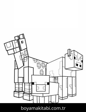 Minecraft boyama sayfası – yaratıcılığı geliştirir, keyifli zaman