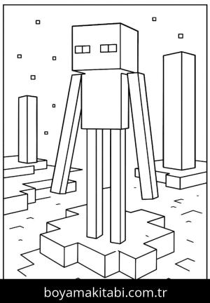 Minecraft boyama sayfası,  coloring page, , 
