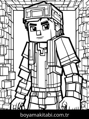 Minecraft boyama sayfası,  coloring page, , 