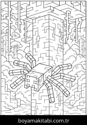 Minecraft boyama sayfası,  coloring page, , 